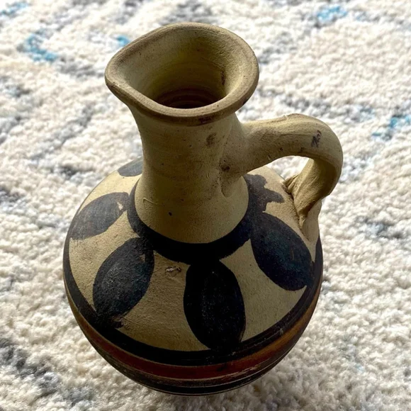 VINTAGE earthenware clay vessel small - Picture 3 of 5